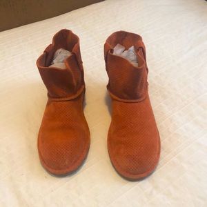 Unlined Ugg booties